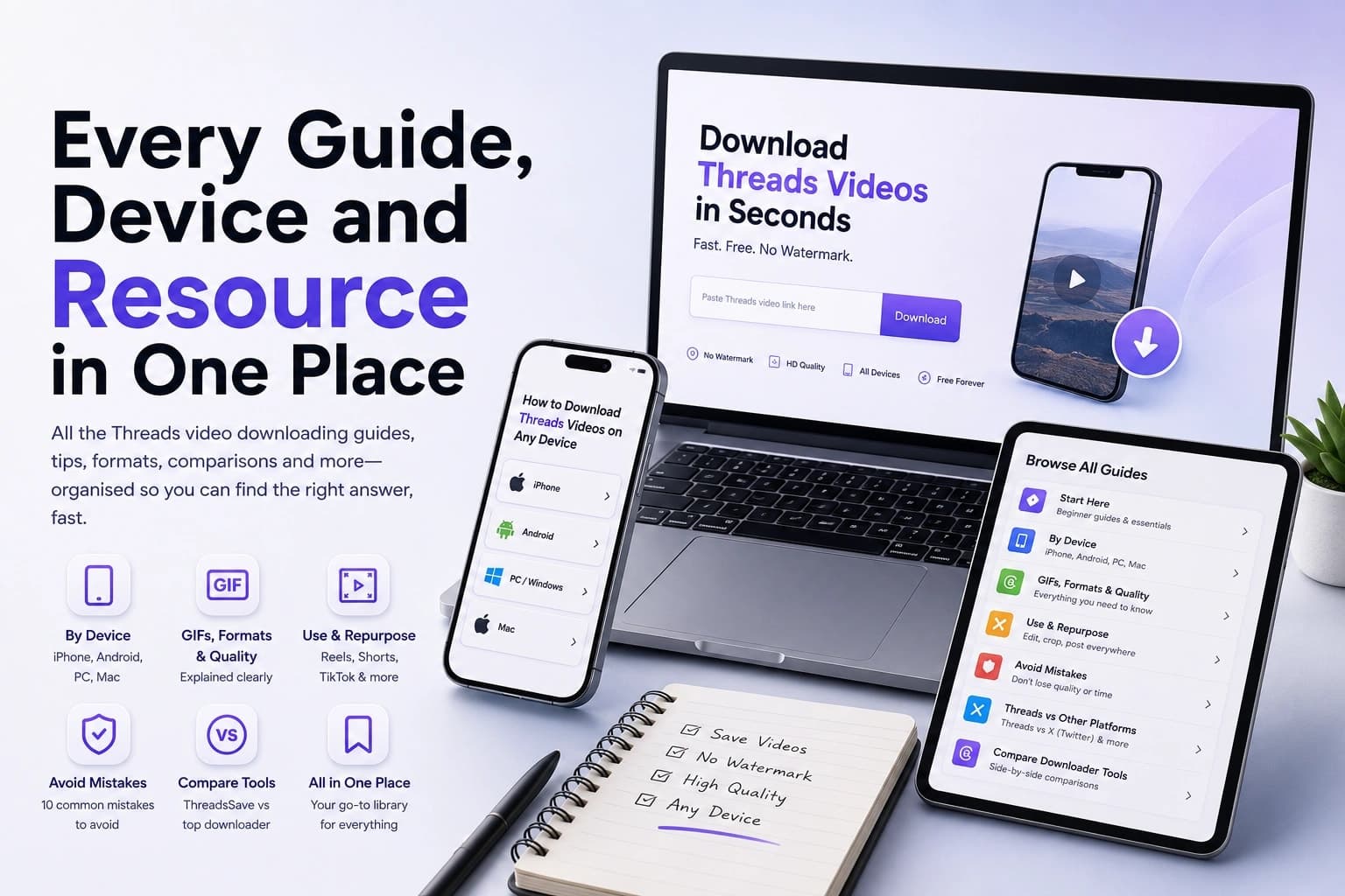 ThreadsSave : Every Guide, Device and Resource in One Place